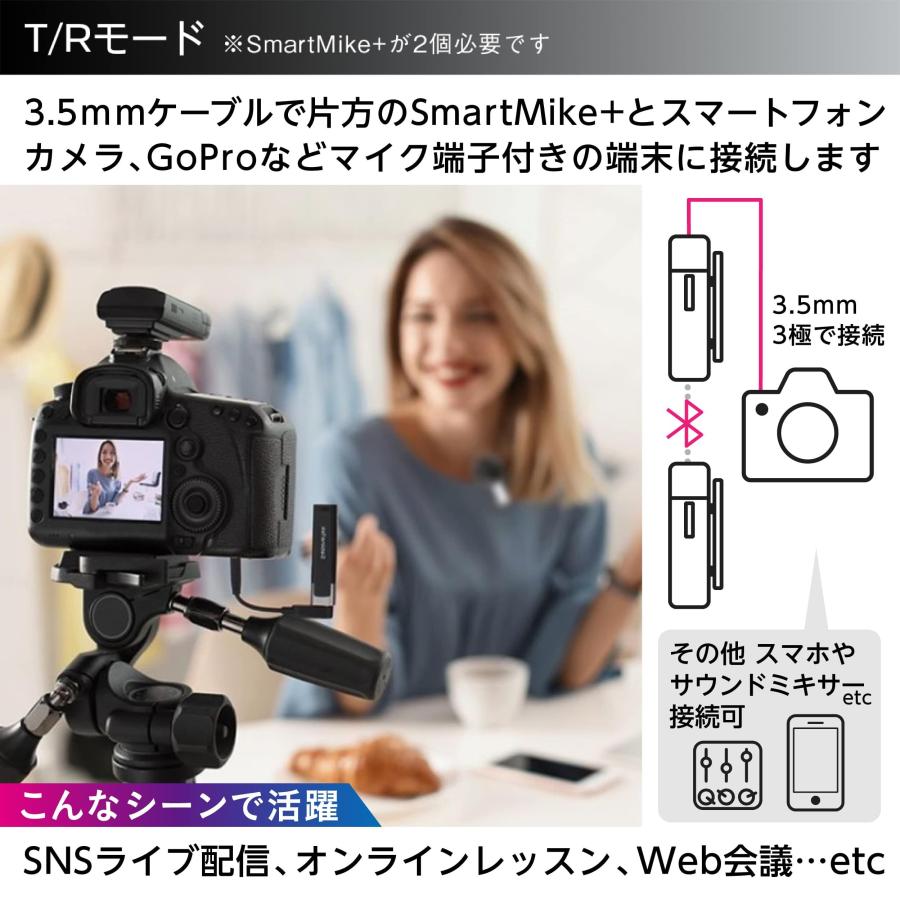 Sabinetek サビネテック SmartMike+/Black 2コセット ワイヤレス