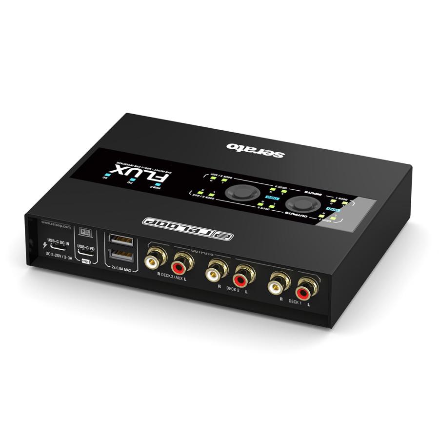 Reloop FLUX DVS インターフェイス マニュアル付き美品 reLOOP Reloop リループ FLUX Serato DJ Pro , DVS対応 6×6 IN