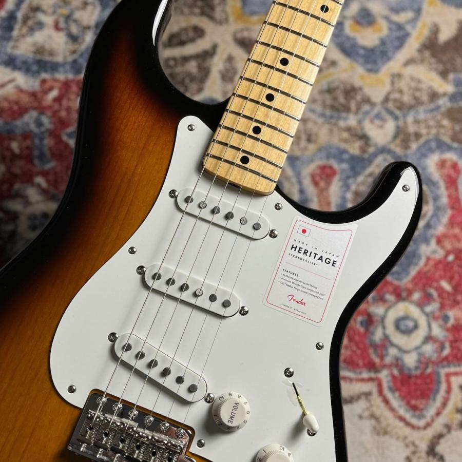 Fender フェンダー Made in Japan Heritage 50s Stratocaster Maple Fingerboard 2-Color Sunburst エレキギター 〔市川コルトンプラザ店〕｜shimamura｜09