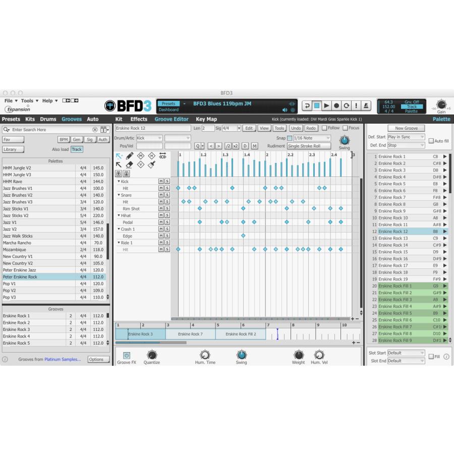 FXpansion FXパンション BFD3 通常版 USB版 ソフトシンセ/ドラム音源