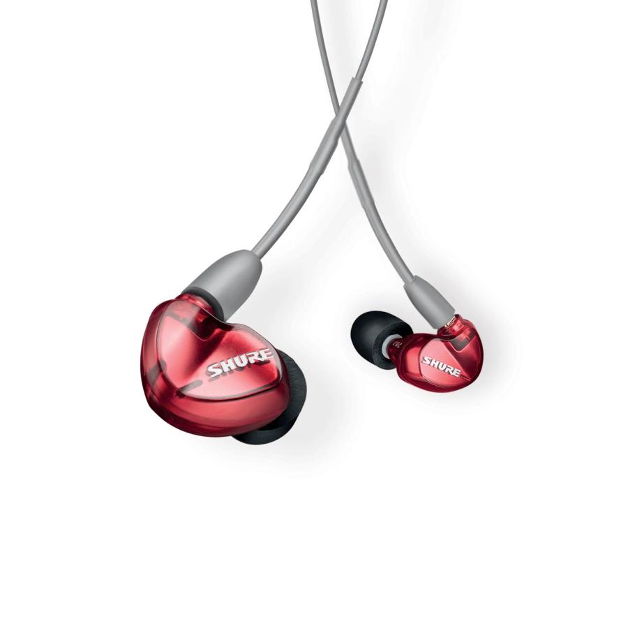 SHURE（シュア） SE535 Special Edition(レッド)+ ストレートケーブル 