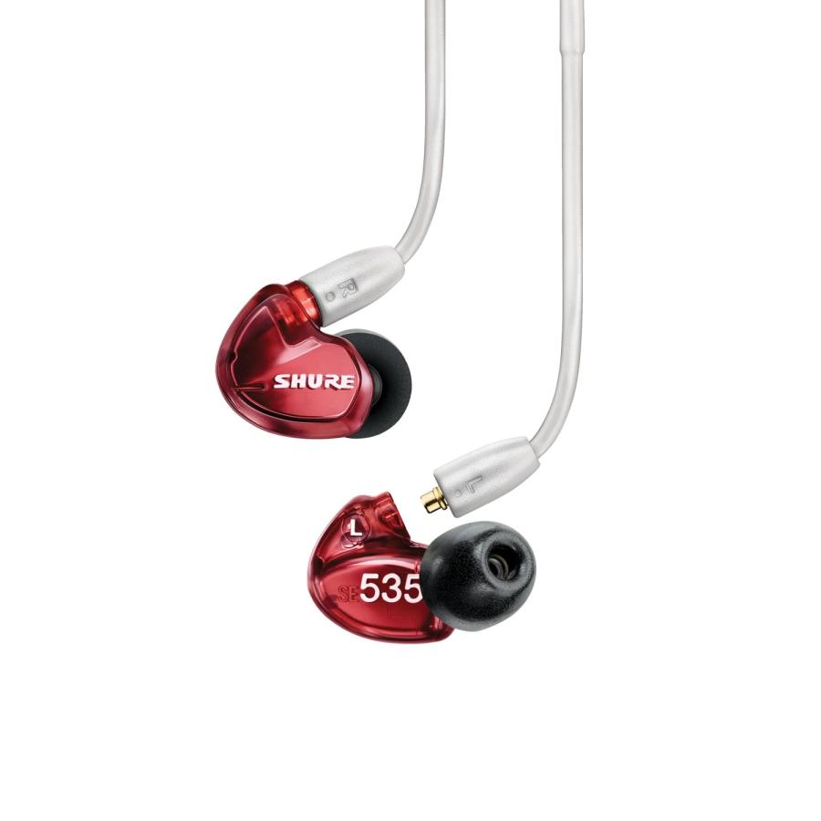 SHURE シュア SE535 Special Edition(レッド)+ ストレートケーブル リミテッドエディション高遮音性イヤホン SE535LTD-A〔新宿PePe店〕の画像