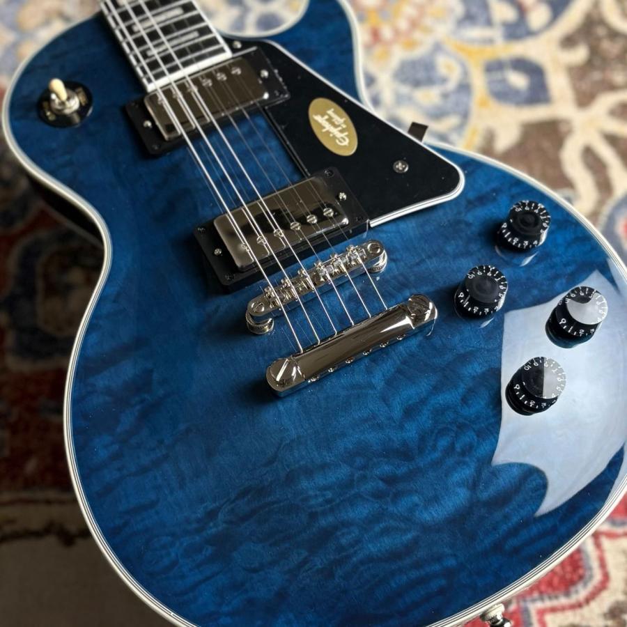 Epiphone（エピフォン） Les Paul Custom Quilt Viper Blue (バイパー