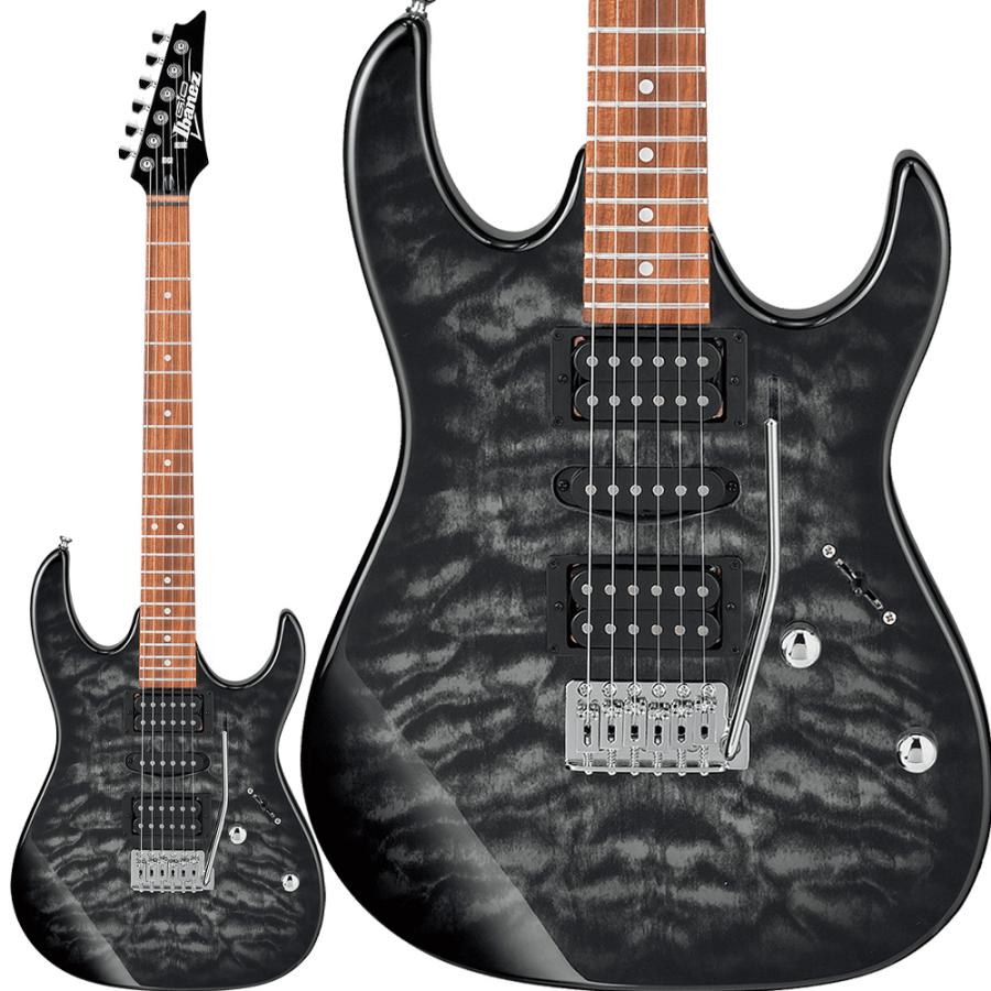 Ibanez Gio ジオ アイバニーズ GRX70QA TKS (Transparent Black Ibanez Gio ジオ アイバニーズ GRX70QA TKS (Transparent Black