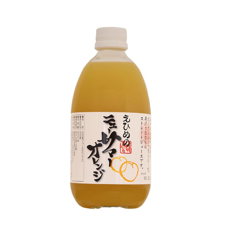 愛媛 ニューサマーオレンジ ストレートジュース 500ml 12本入 無添加