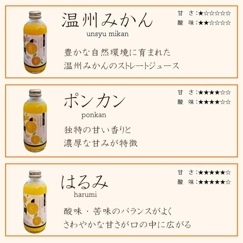 愛媛 みかんジュース 柑橘 ジュース 100% ストレート 9種 飲み比べ 無