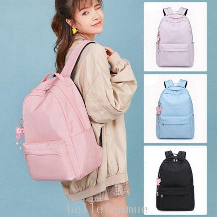 リュックレディースリュックサック可愛い猫飾り付け通学女の子小学生レディースリュックバックパックデイパック 大人女性の