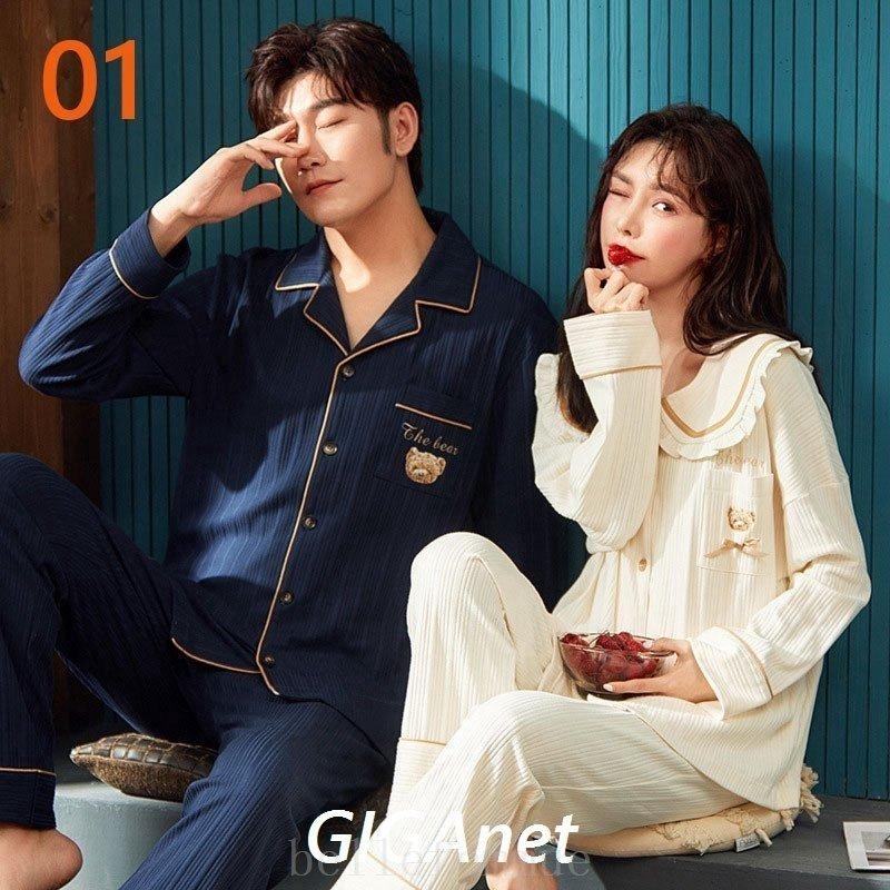 冬バーゲン 下着 靴下 部屋着 彼女彼氏夫婦記念日カップルパジャマ部屋着 パジャマメンズレディース春秋冬セットアップカップルペアルック無地前開き長袖可愛いルームウェアナイトガウン夫婦恋人ギフト部屋着単品売り Www Threeriversofs Com