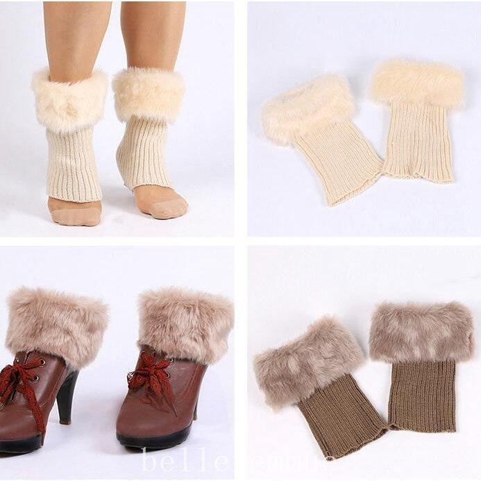 正規通販 足首ウォーマーレッグウォーマーショート足首ウォーマー暖かいレディース冬冬用おしゃれかわいいファー代引不可 レッグウォーマー カラー ワイン Straightuplondon Com