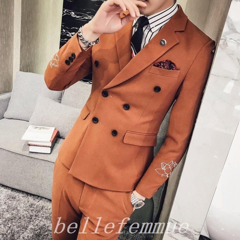 メンズスリムスーツカジュアルメンズスーツグレースーツビジネススーツメンズスーツ紳士服メンズおしゃれスーツ 返品送料無料