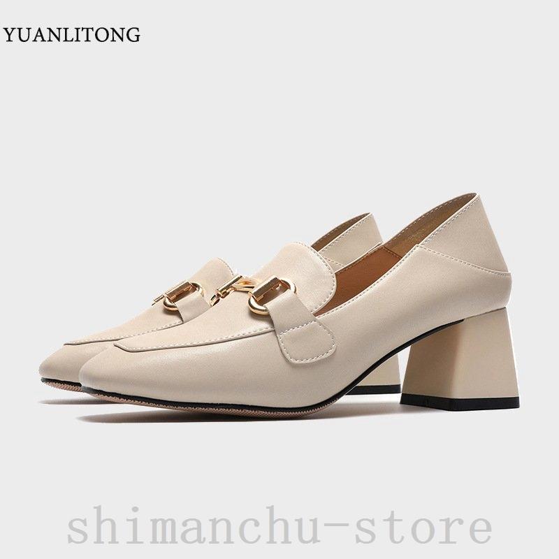 22年春パンプスサンダルレディースシューズ夏可愛いアウトドアファッションメタルバックルカジュアルハイヒール 今年も話題の