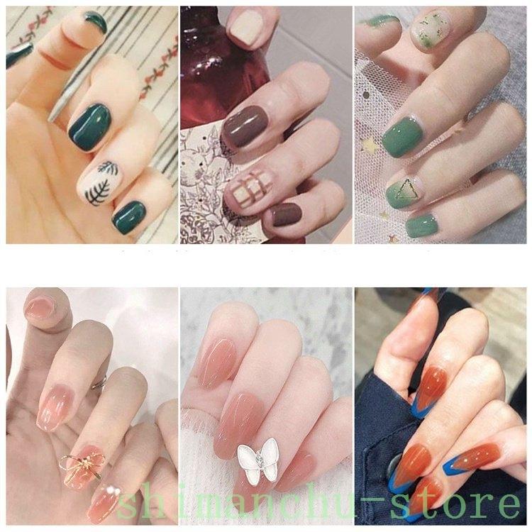 ジェルネイルチップお任せ3タイプセット繰り返し使用貼るだけプリグルー接着剤不要剥がせるデザインチップおすすめデザインネイルチップ Chu Shimanchu Store 通販 Yahoo ショッピング