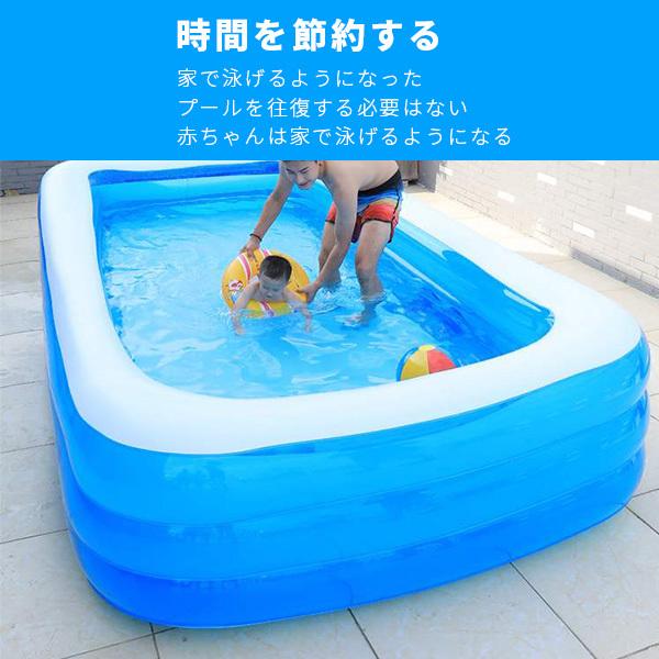 ビニールプール ファミリープール 家庭用 子供用 プール 大型 人気 大きいプール 四角 子供 Pvc素材 独立気室 暑さ対策 Yc 13 Shimanchu Store 通販 Yahoo ショッピング