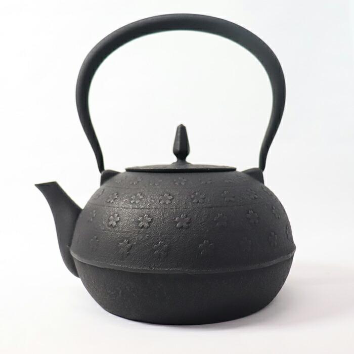 池永鉄工 【在庫処分セール】 IH対応 南部鉄器 鉄瓶 1.2L 梔子