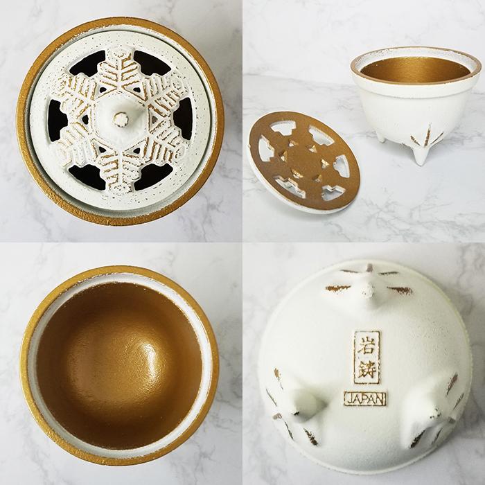 岩鋳（IWACHU） 南部鉄器 香炉 四季の香炉 お香 線香 小物 香立て 日本