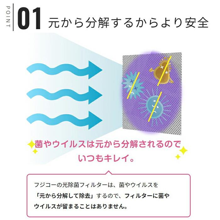 空気清浄機 小型 フィルター交換なし Bluedeo mc s201 ブルーデオ フィルター交換 不要 フジコー 除菌 ウイルス対策 MC-S201 離島 沖縄 送料無料 父の日｜shimanoya｜07