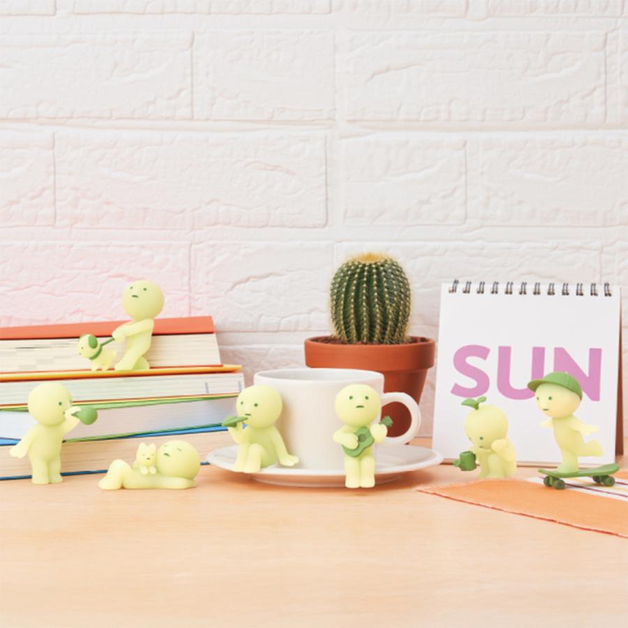 スミスキー SMISKI Sunday 1BOX(12個入り) サンデー ミニ フィギュア キャラクター 光る ゆるキャラ スマホ アクセサリー 大人買い コレクション かわいいの画像