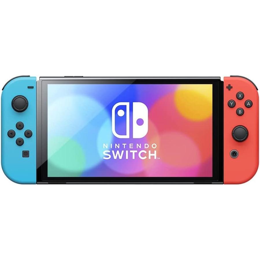 【新品】【店舗印なし】Nintendo Switch(有機ELモデル) Joy-Con(L) ネオンブルー/(R) ネオンレッド｜shimarisu-shop｜03