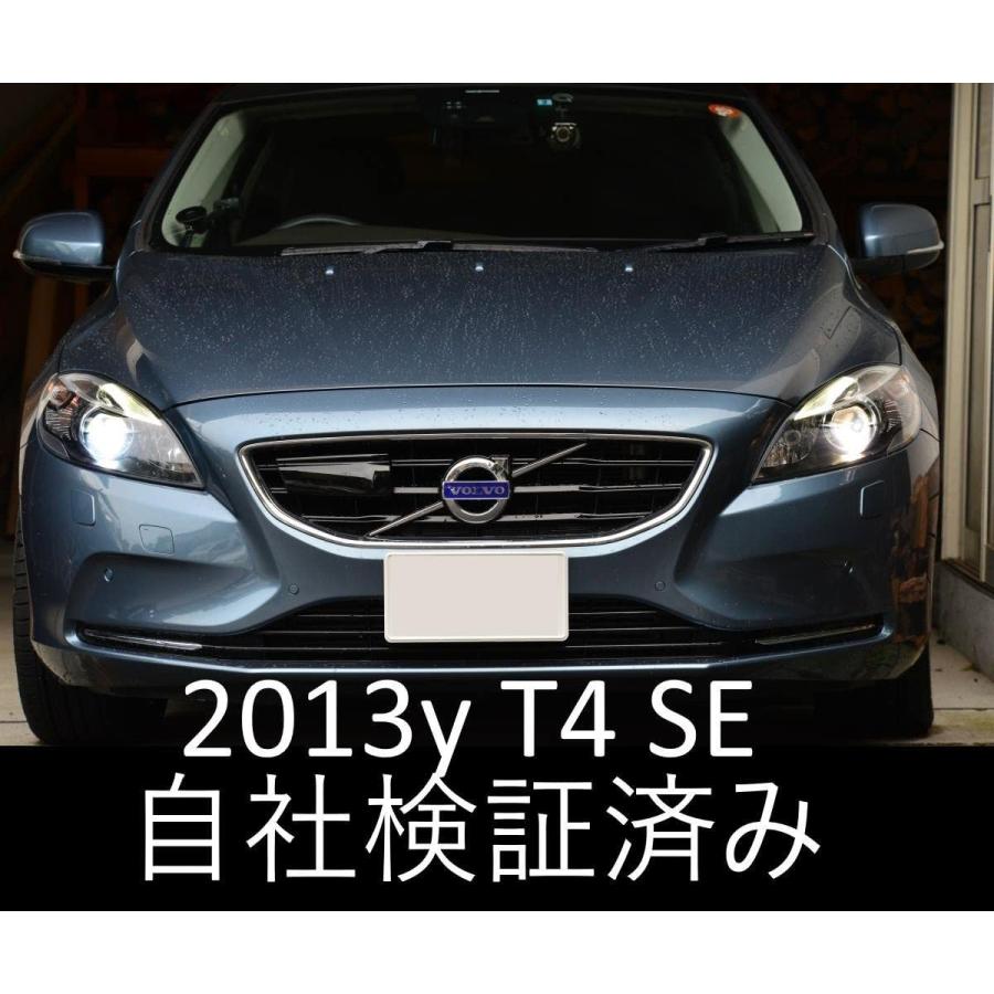送料無料 57W 6800lm VOLVO V40 ハイビーム用 ボルボ LED化 2個