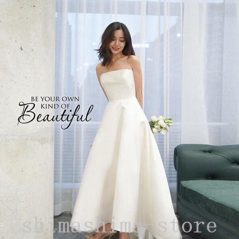 ウェディグドレスミニドレスミモレ丈二次会ドレス花嫁weddingdressパーティドレス結婚式ミニ白ワンピースカジュアル海外挙式演奏会衣装 Ima ウェディングドレスミニドレスミモレ丈 Ima ウェディグドレスミニドレスミモレ丈二次会ドレス花嫁weddingdress