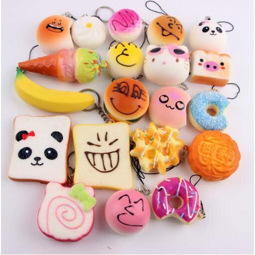 メール便送料無料】20個セット ランダムミックス スクイーズ ふわ