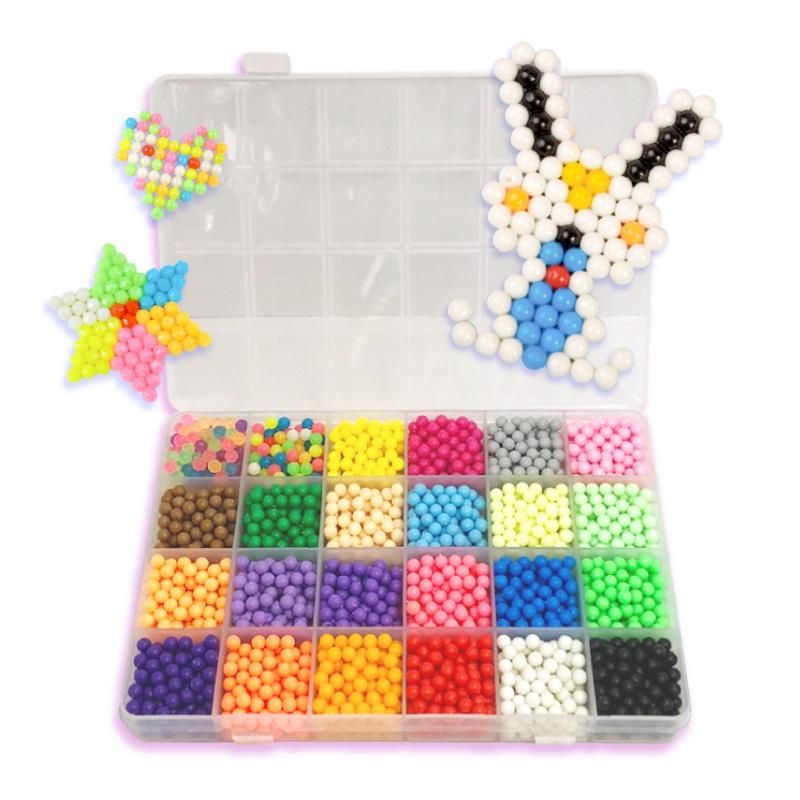 水を付けるとつながる魔法のビーズ ミラクルビーズ リフィルケース