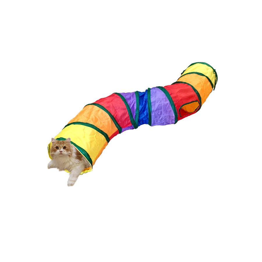 猫 おもちゃ 猫トンネル キャットトイ ネコ用品 水洗い可能 折りたたみ