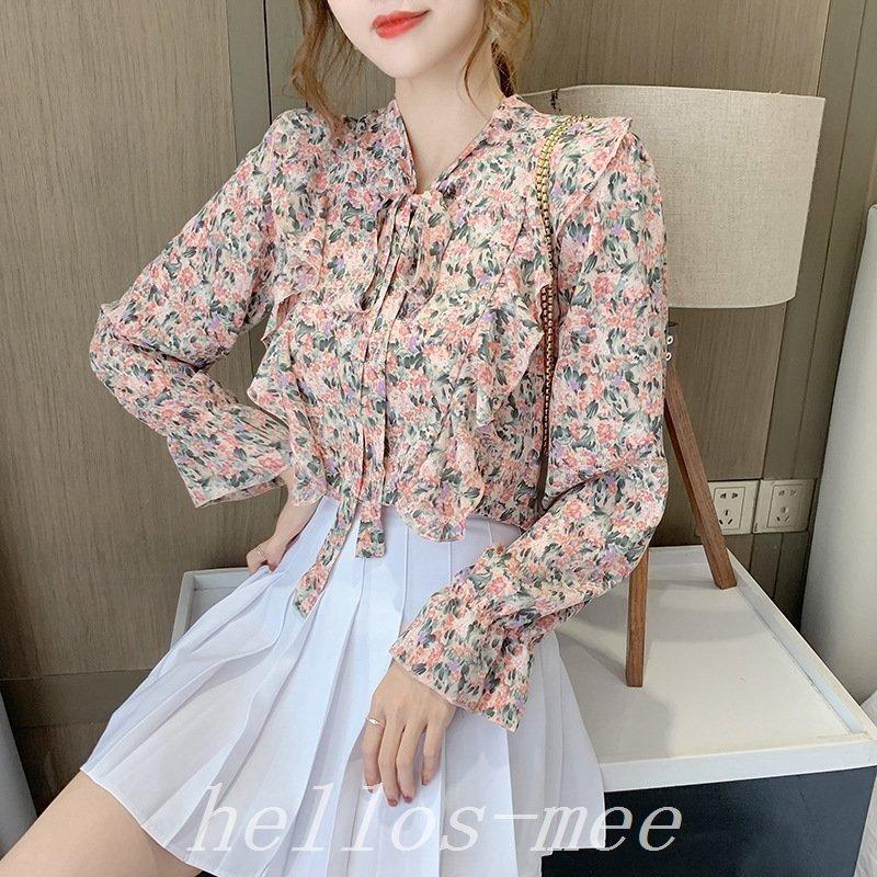 レディースファッション 桜の花びら 厚みあり ブラウストップスシャツレディースシフォン無地長袖シャツファッションカジュアルエレガント 細身優雅通勤olオシャレ代30代 O1k2nhpr Www Kbdav Ac In