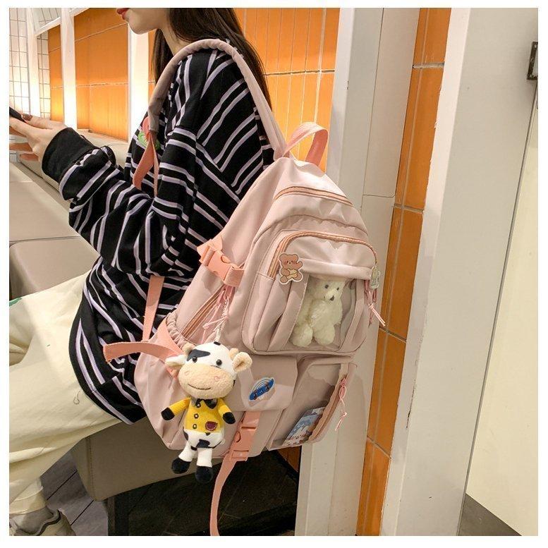 メンズファッション 桜瑪瑙 リュックサックシンプル可愛いポケット多いレディースメンズリュックバック大容量ファッション高校生大学生中学生大容量登山韓国風 Ad4vvumgzq Meatandco It