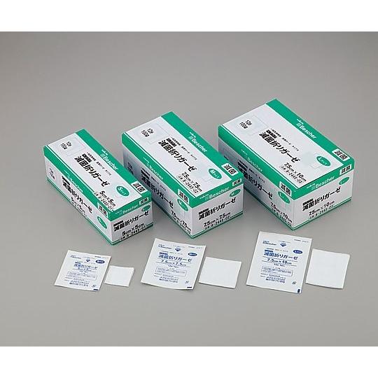 ナビス ベスケア 滅菌折りガーゼ S12-7510 75×100mm・1箱（1枚袋×100袋入）（アズワン（As-one)）｜shimayamedical
