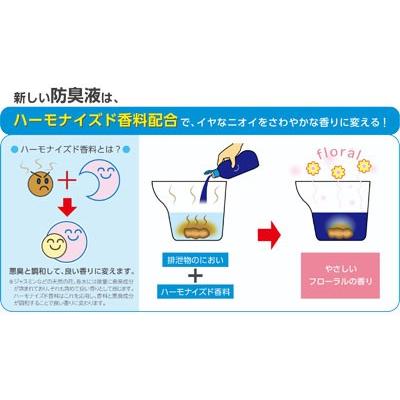 ポータブルトイレ用防臭液大容量（無色タイプ） / 533-209　1800mL（アロン化成）｜shimayamedical｜02