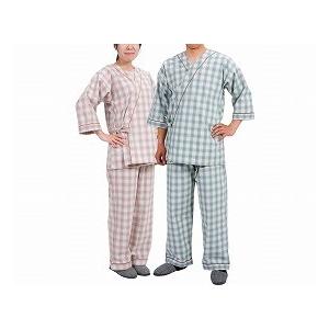 寝巻き　セパレートタイプ　婦人用 / 0730　タータンピンク　S（特殊衣料）｜shimayamedical