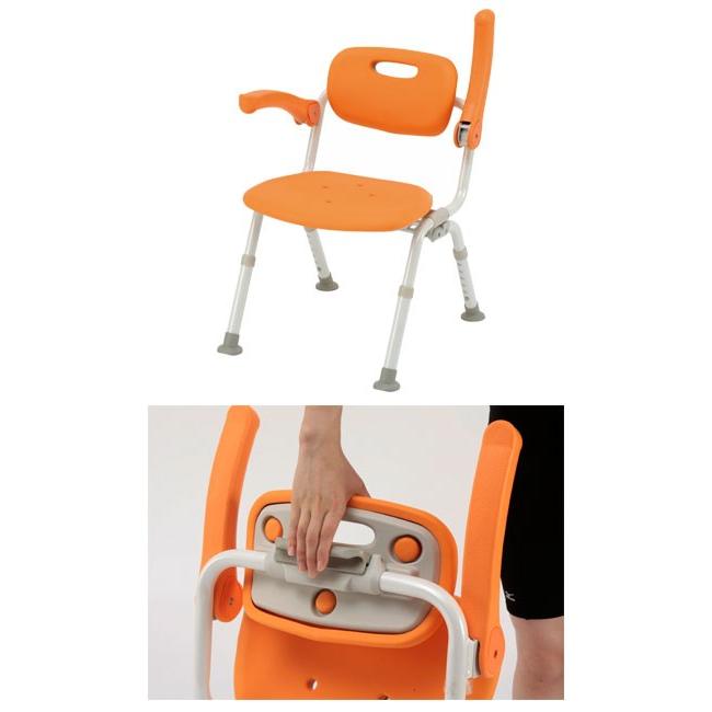 シャワーチェア［ユクリア］ミドルSPワンタッチおりたたみN / PN