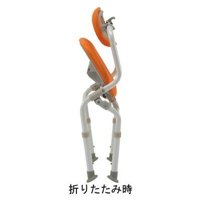 シャワーチェア［ユクリア］ミドルワンタッチおりたたみN / PN-L42221D　オレンジ（パナソニック エイジフリー）