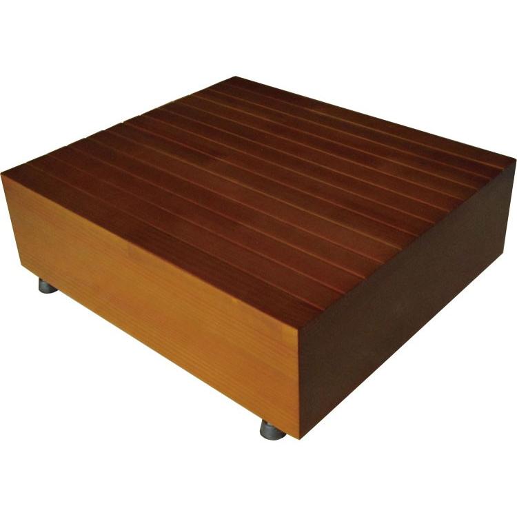 既製品踏み台 45×30×15〜18cm / 51064 ライトオーク（シモヤマ