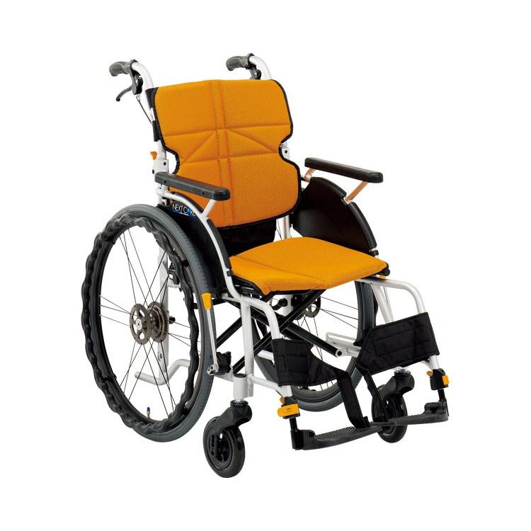 ネクストコア グラン 自走用車いす NEXT-12B / 座幅42cm ＃F-4（グレー 
