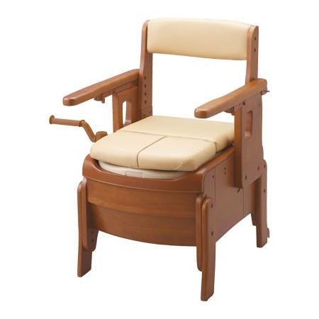 【中古品/USED】 安寿　家具調トイレセレクトR　自動ラップ　はねあげ / 533-944　ソフト便座（アロン化成） 【RI1765605711】(63797円)