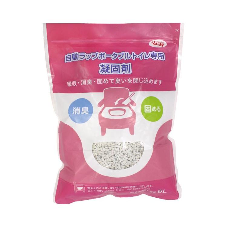 自動ラップポータブルトイレ専用凝固剤 / 533-946 スコップ付（アロン