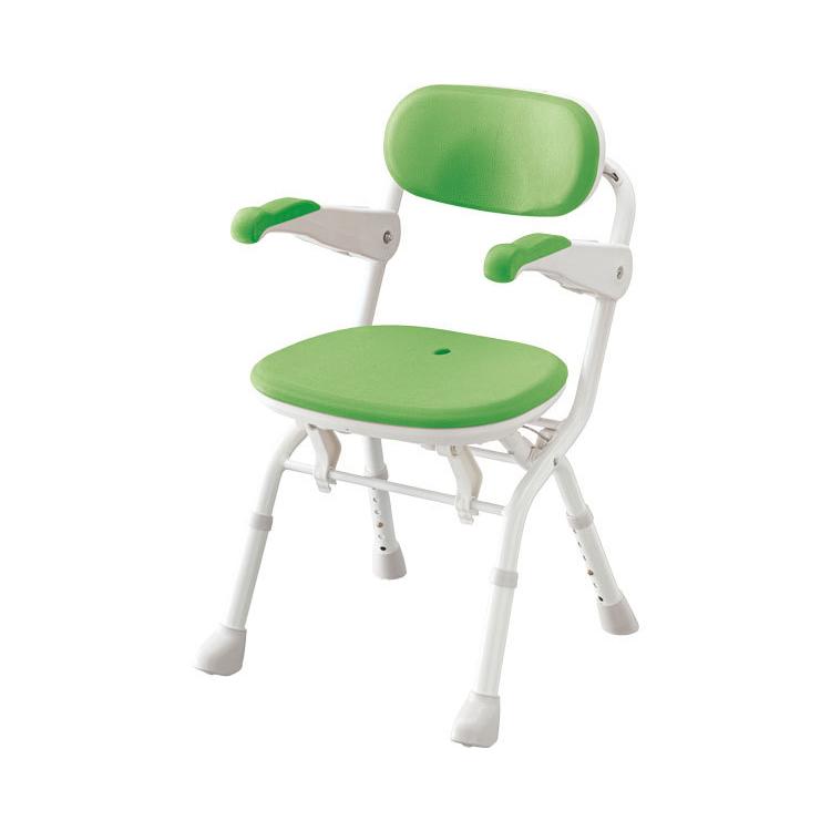 未使用品　安寿　楽らく開閉シャワーベンチ Sコンパクト　グリーン 安寿 楽らく開閉シャワーベンチ Sコンパクト / 536-096 グリーン