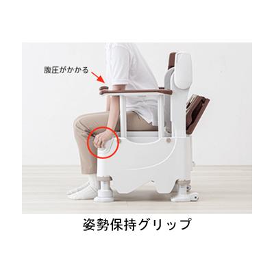 安寿 ポータブルトイレ FX-30 S らくゾウくん 暖房便座 / 532-955