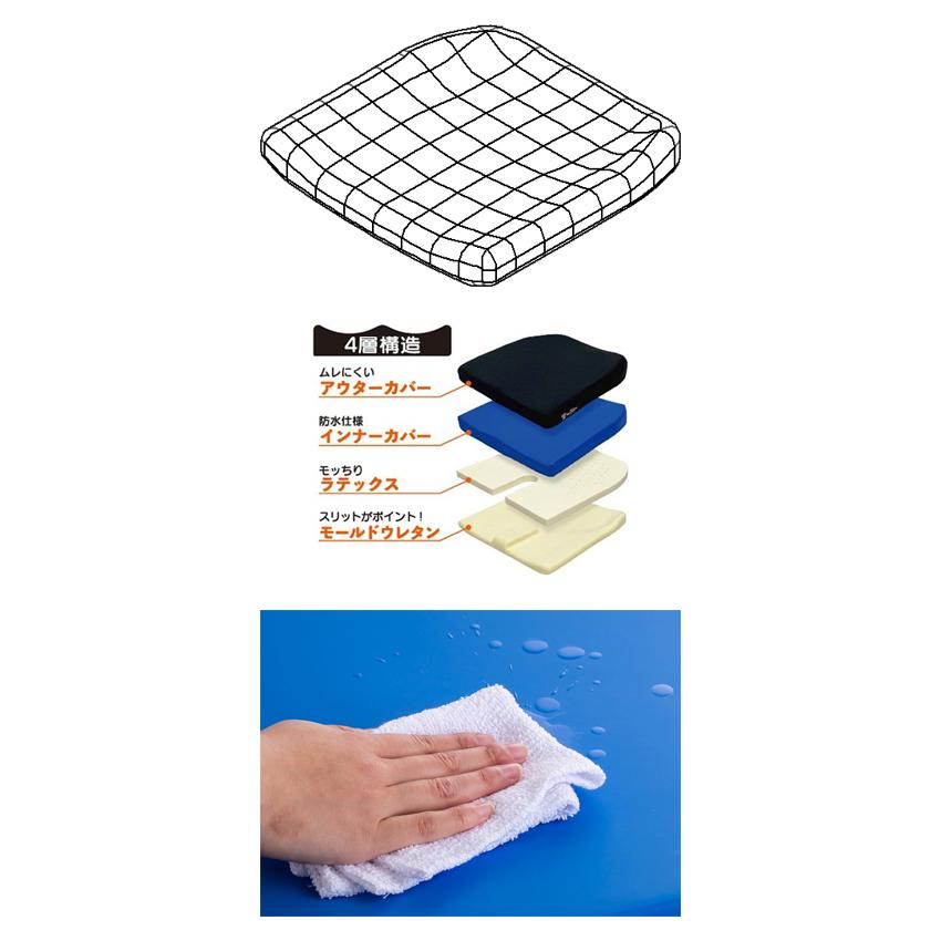 タカノクッションMOLA スリムタイプ / TC-ML40S 40cm幅 ブラック