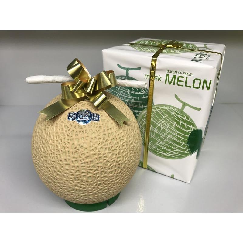 ギフト 送料無料 静岡産 温室マスクメロン アローマ印 1個入 1.2kg以上