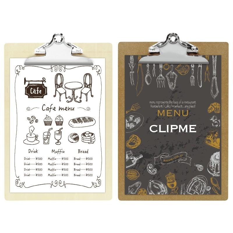 SHIMBI（シンビ） クリップメニュー CLIPME-1 クリップボード A4対応