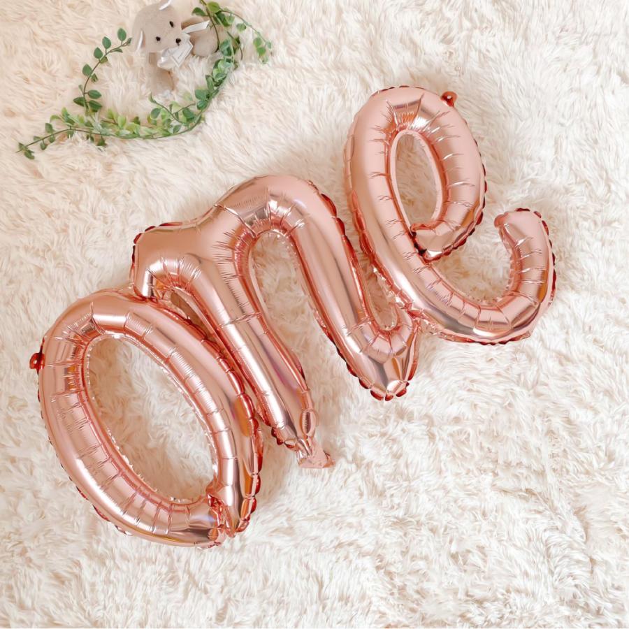 誕生日 飾り付け バルーン 数字 ONE ゴールド シルバーピンクゴールド