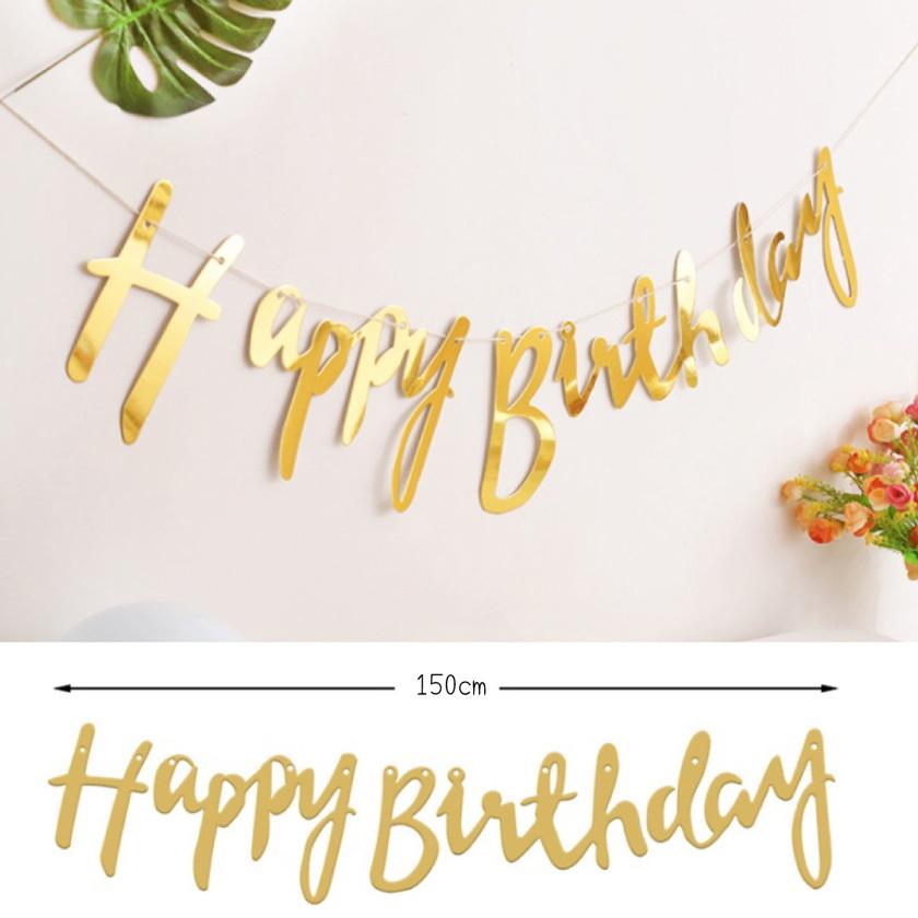 ガーランド セット FLAG＆LETTER ゴールド シルバーガーランド