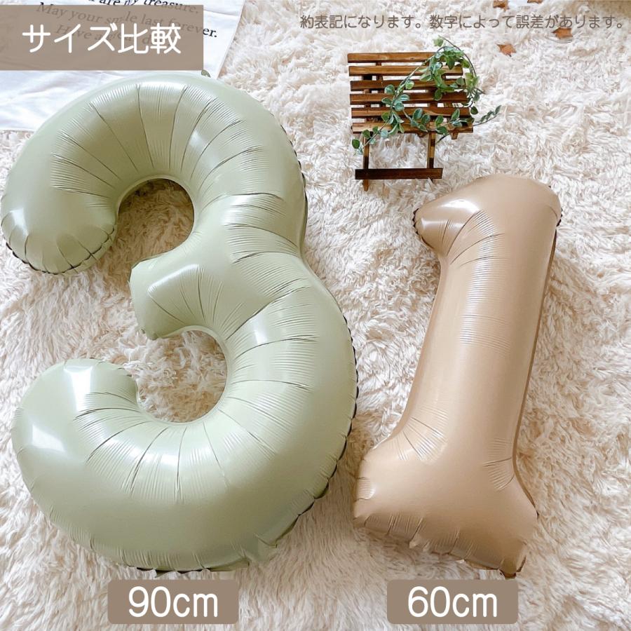 誕生日 数字バルーン 飾り付け くすみ パステル ベージュ 誕生日 数字バルーン 飾り付け くすみ パステル ベージュ