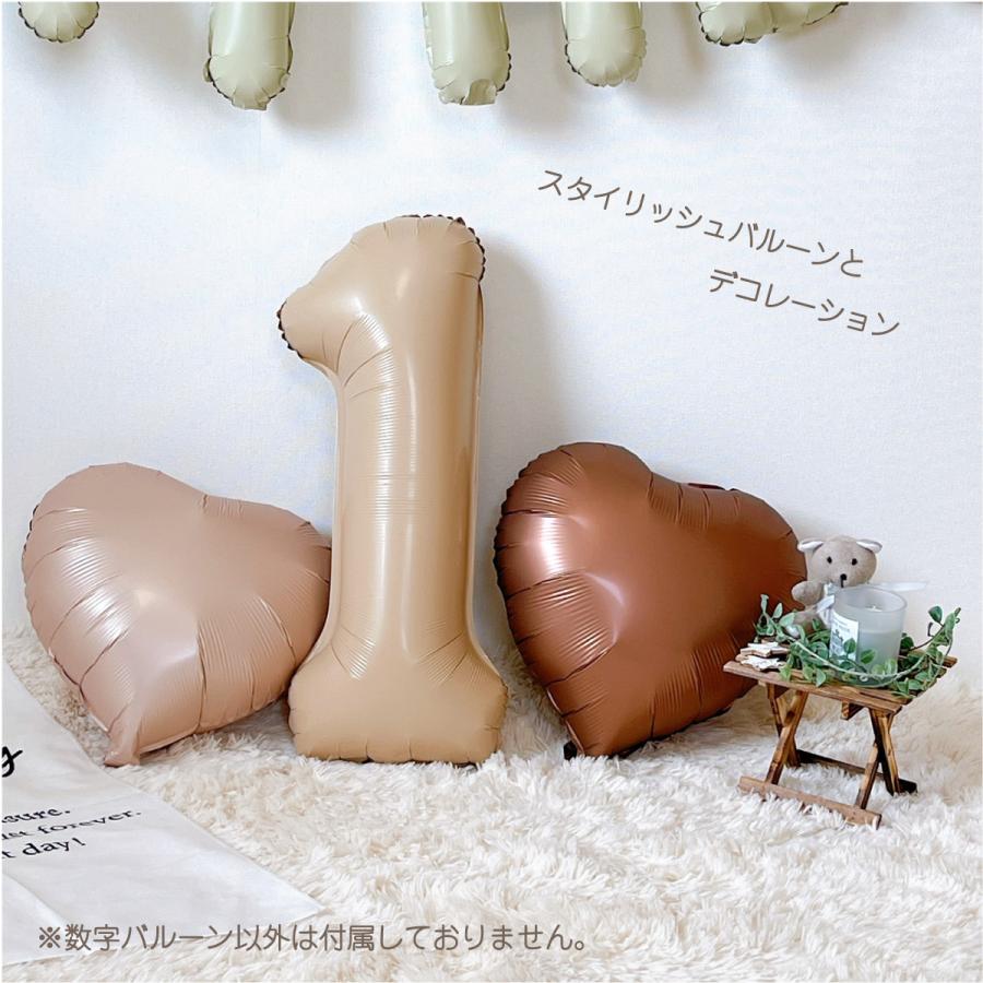 newカラー·ᴥ·♡.*゜バースデーガーランド（ネーム含む）積み木風 パステル 誕生日 数字バルーン 飾り付け くすみ パステル ベージュマカロン