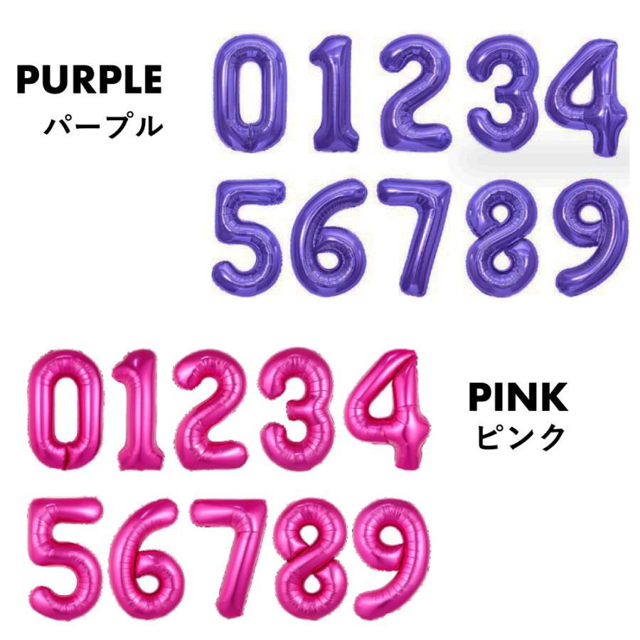 数字バルーン 誕生日 飾り付け ビッグ 約60cm バルーン 風船 大きい