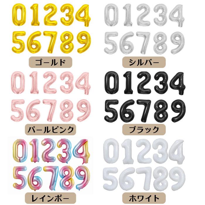 数字バルーン 誕生日 飾り付け 約30cm セレクト2枚組 バルーン 風船