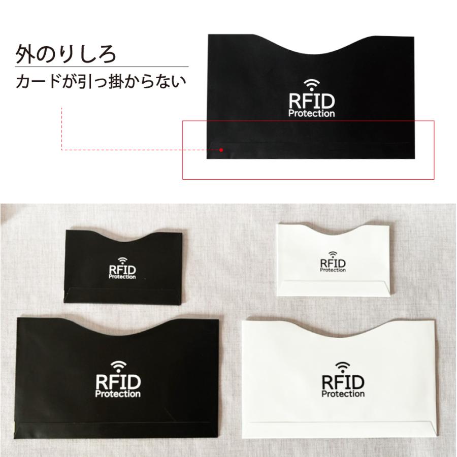 スキミング防止「期間限定価格」カードケース RFID 白黒 16枚